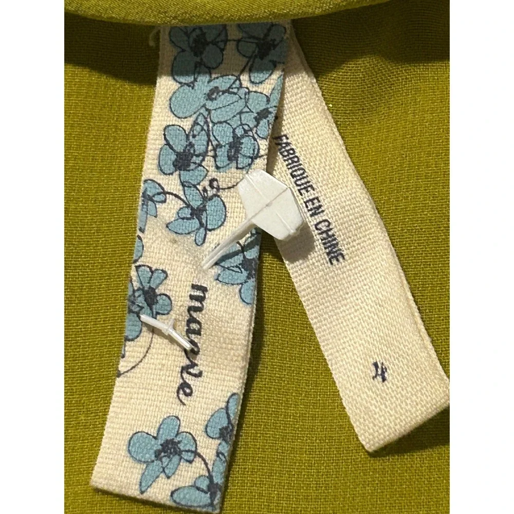 E19‎ Maeve Dress Women's Size 4 Ruffle Neck Floral Print Midi - Picture 5 of 5